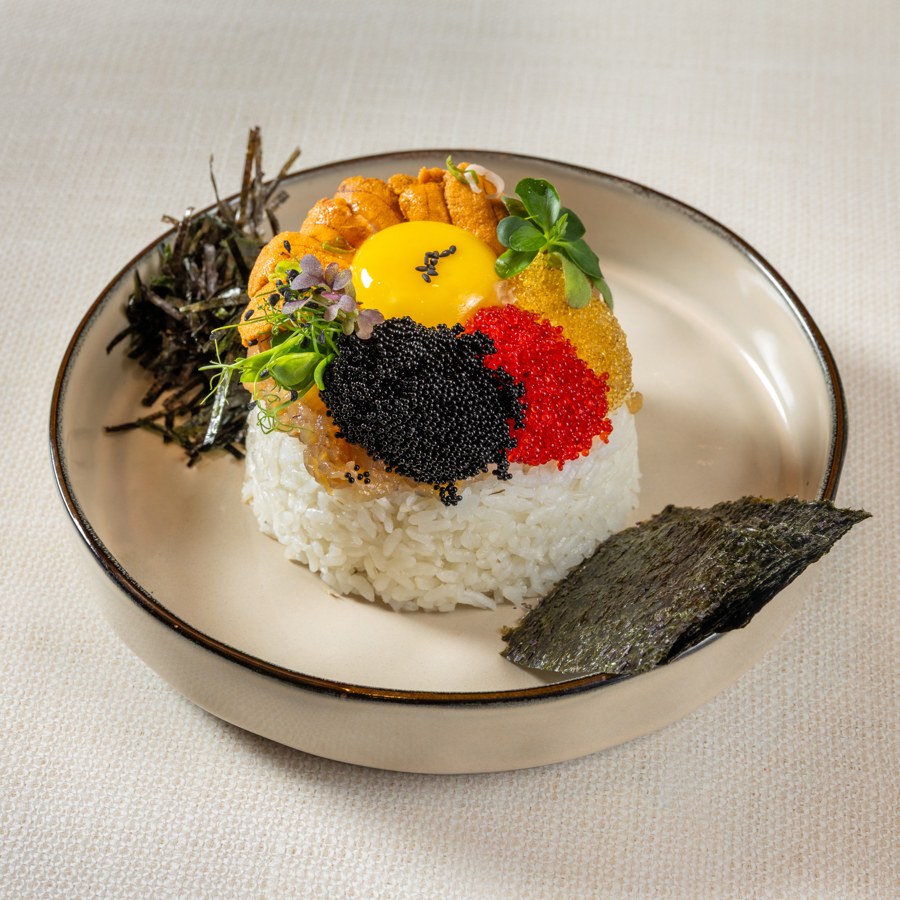 Uni & Shrimp Rice Bowl (Saewoo-jang, Uni)